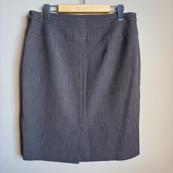 JACOB Women's 8 Pull-On‎ Pencil Skirt Gray Professional Office Feminine - Picture 4 of 12